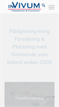 Mobile Screenshot of invivum.se